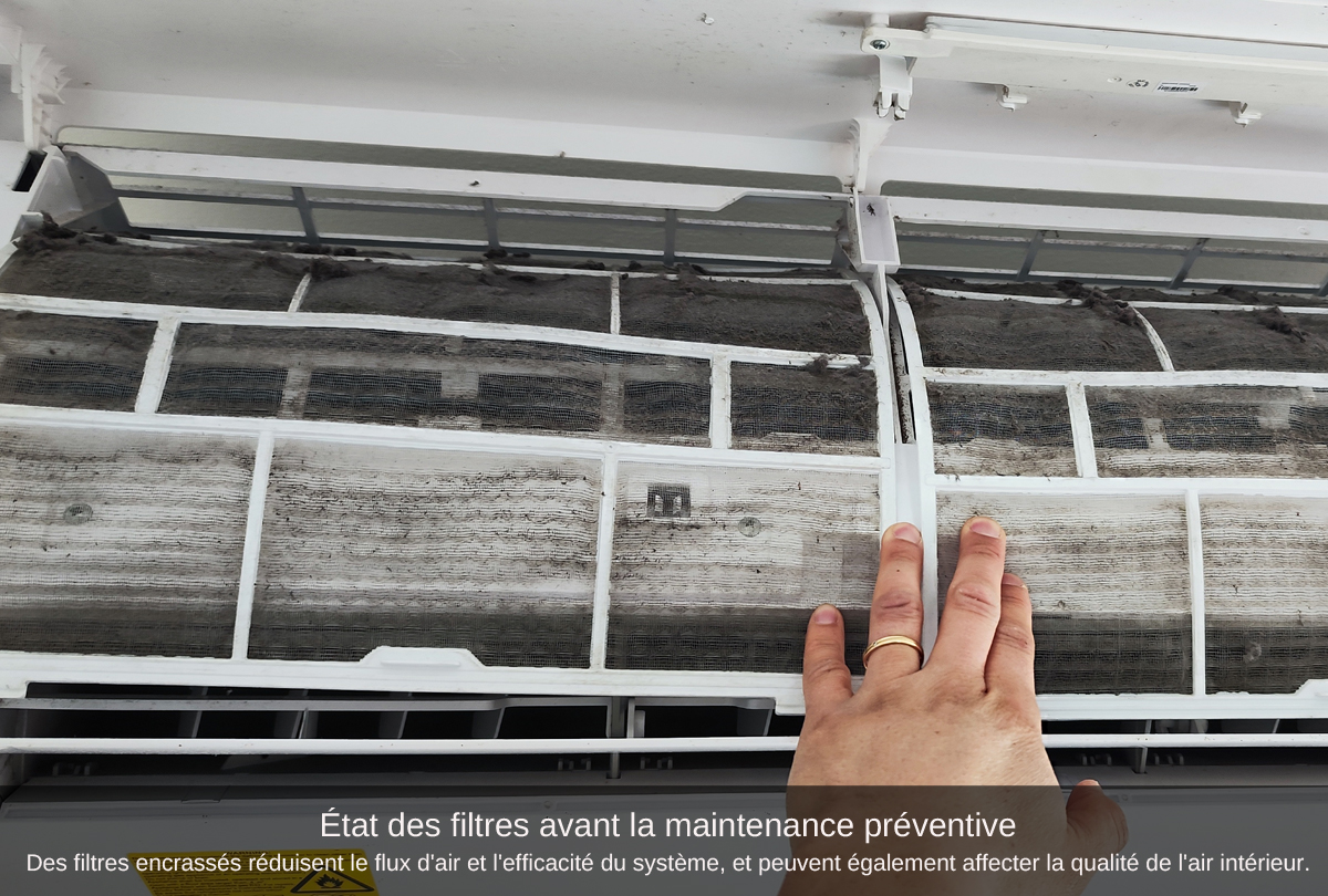 Maintenance annuelle d'un quadri-splits AIRWELL à Juilly (77230)