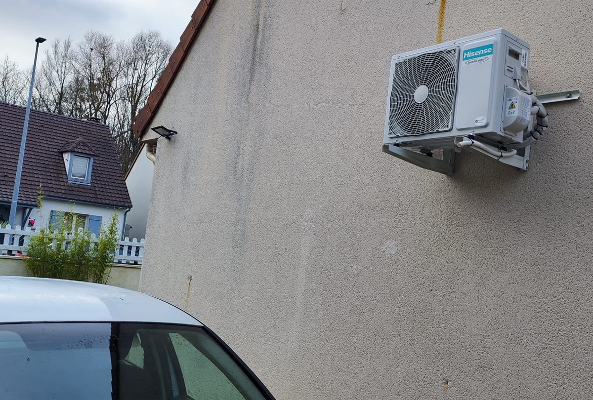 Installation d'un mono-split Hisense à Vaires sur Marne (77360)