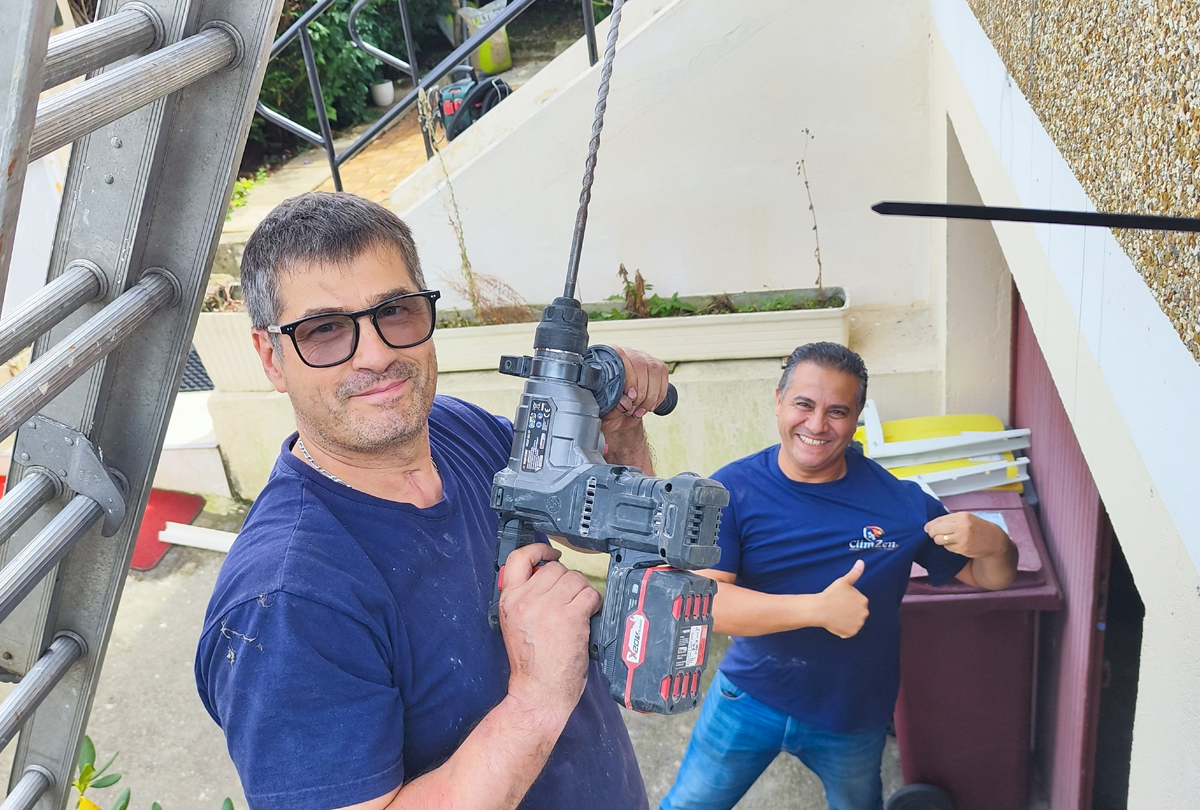 Installation d'un mono-split DAIKIN 3.5 kw à Lagny (77400)
