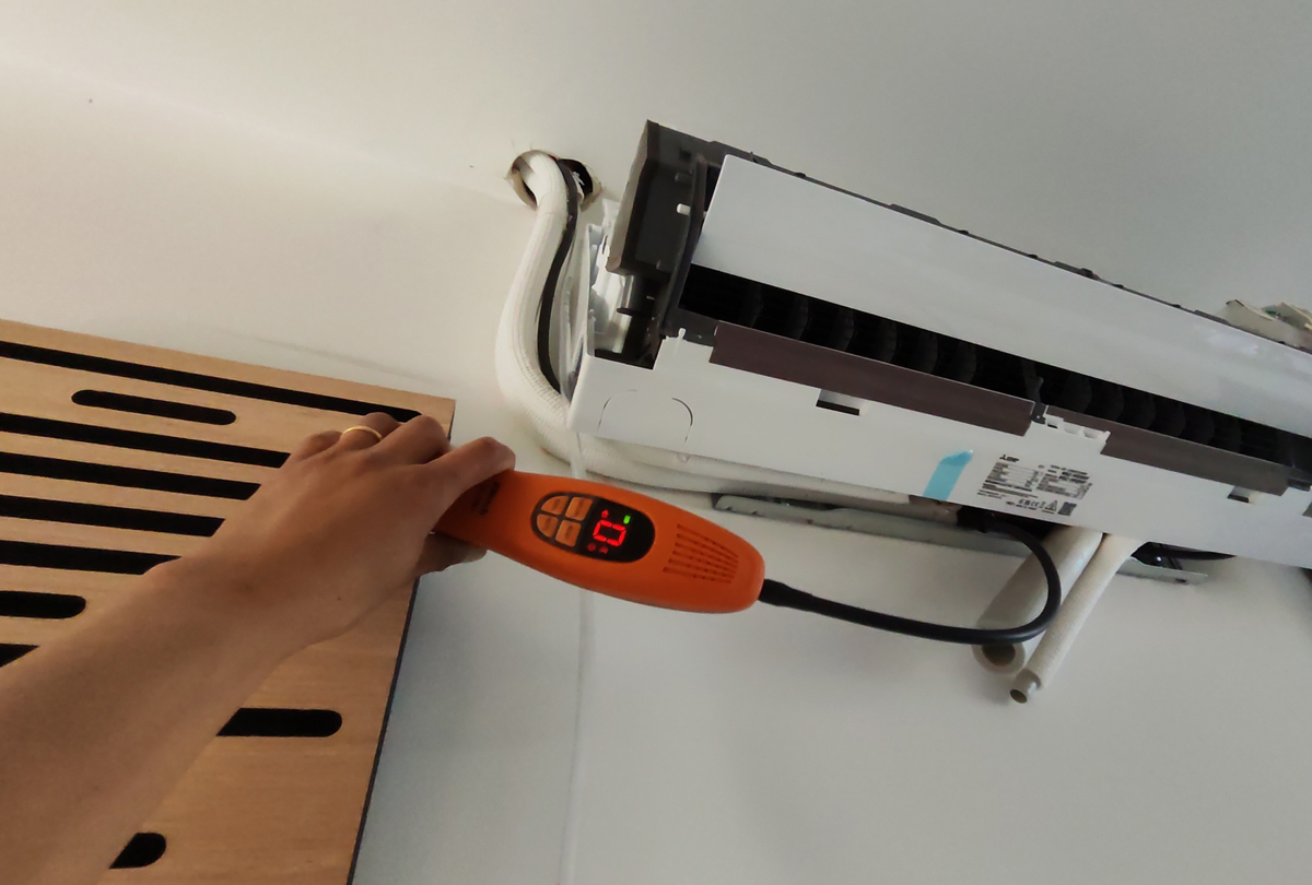 Installation d'un mono-split Mitsubishi dans une boutique d'audition à Vaires sur Marne (77360)