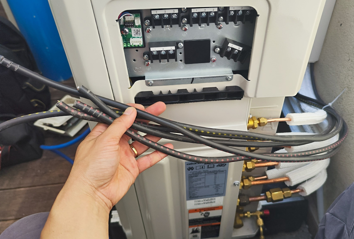 Installation d'un quadri-splits ATLANTIC à Noisiel (77186)