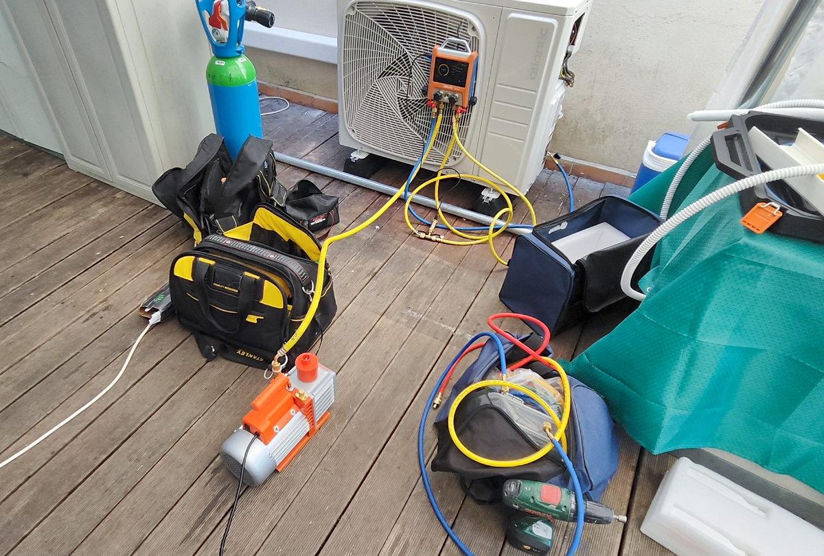 Installation d'un quadri-splits ATLANTIC à Noisiel (77186)