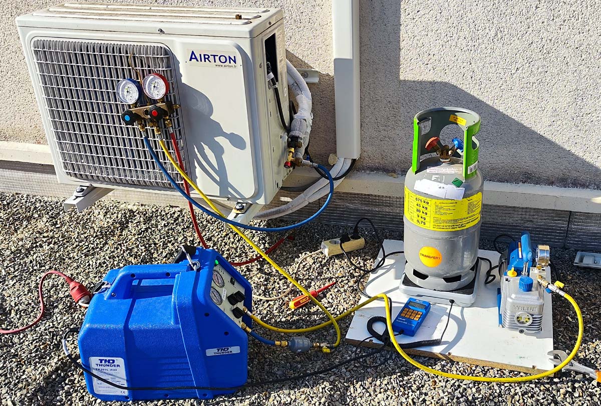 Installation d'un mono-split Airton à Bussy Saint Georges (77600)