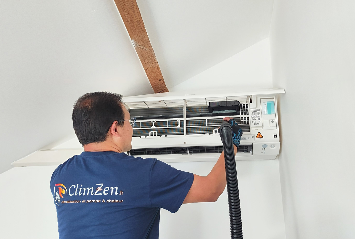 Maintenance d'un quadri-splits DAIKIN à Montgeron (91421)