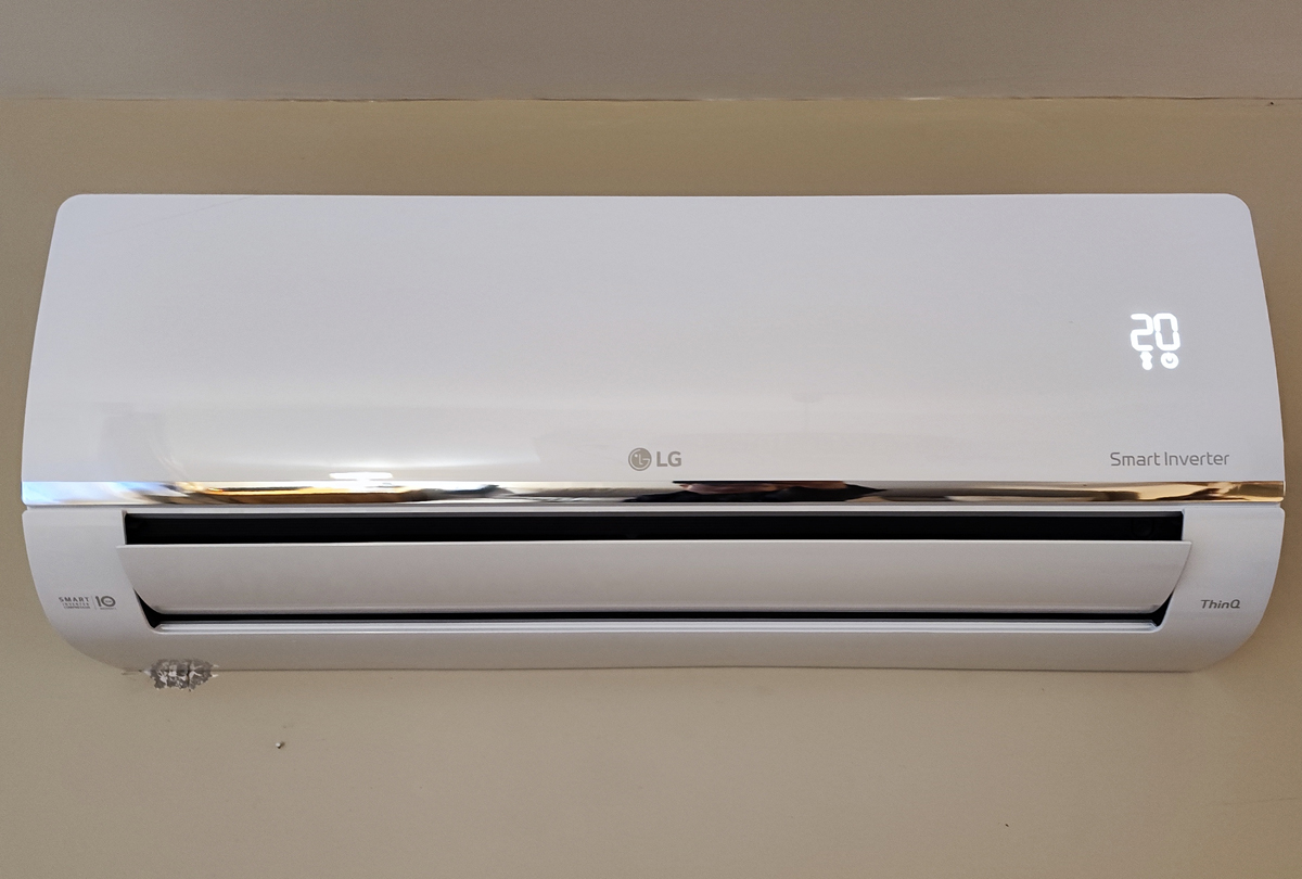 Mise en route d'un tri-splits LG à La Chapelle Rablais (77370)