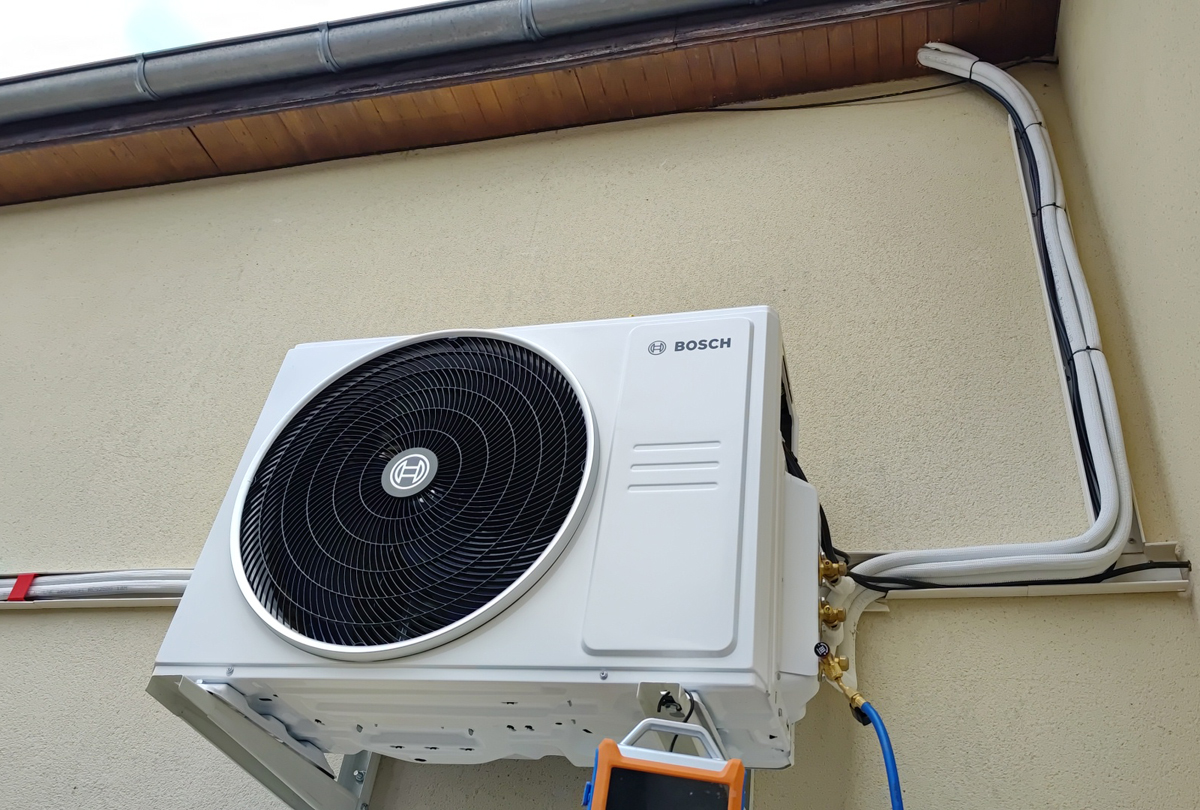 Mise en service d'un tri-splits BOSCH à Noisy le Grand (93160)