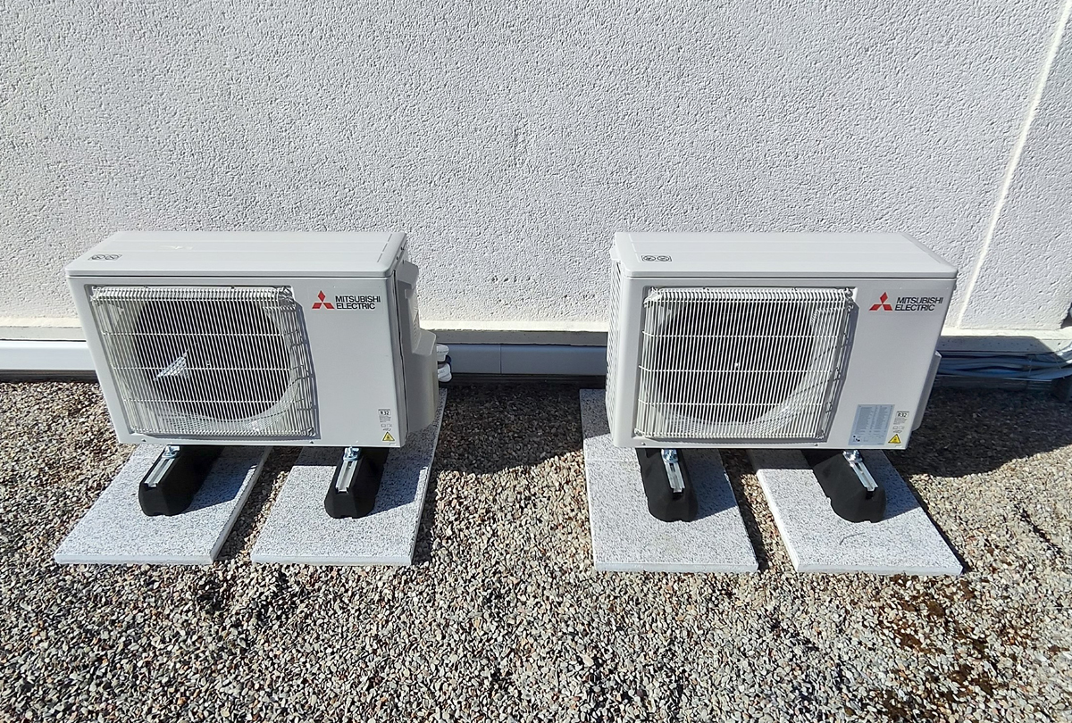 Mise en service de 2 bi-splits MITSUBISHI à Bussy Saint Georges (77600)