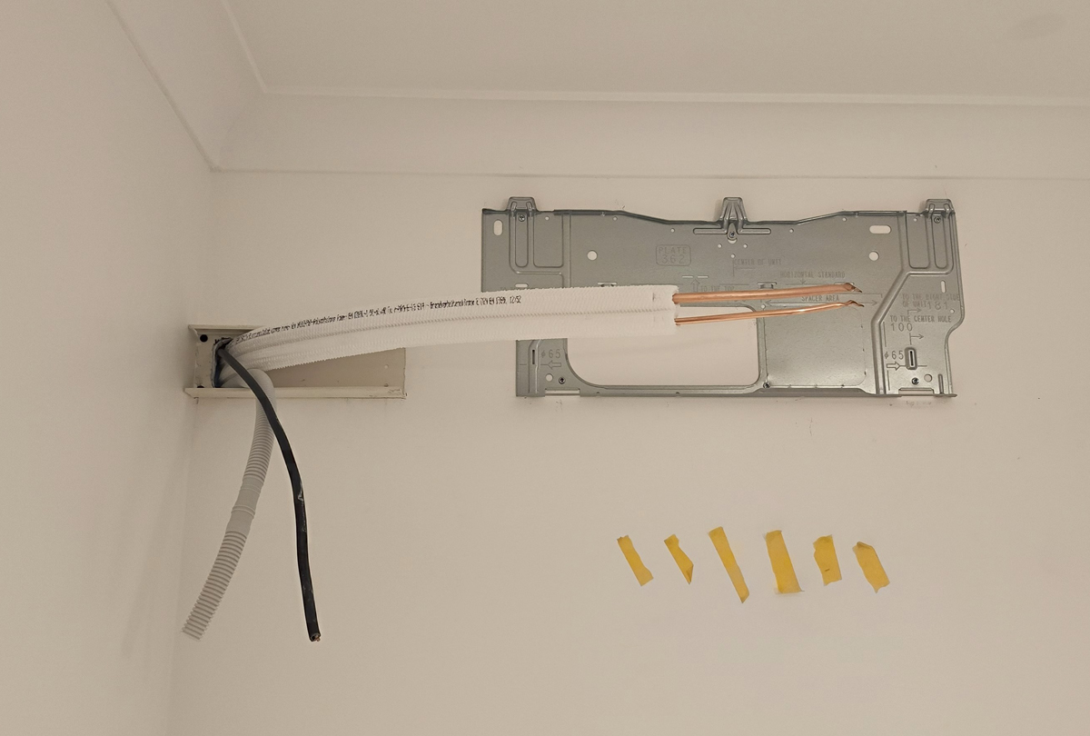 Mise en service de 2 bi-splits MITSUBISHI à Bussy Saint Georges (77600)