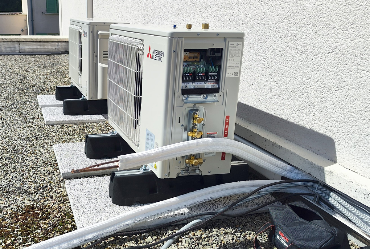 Mise en service de 2 bi-splits MITSUBISHI à Bussy Saint Georges (77600)