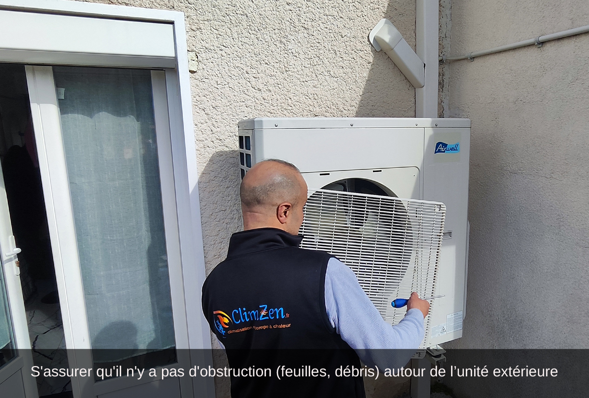 Maintenance annuelle d'un quadri-splits AIRWELL à Juilly (77230)