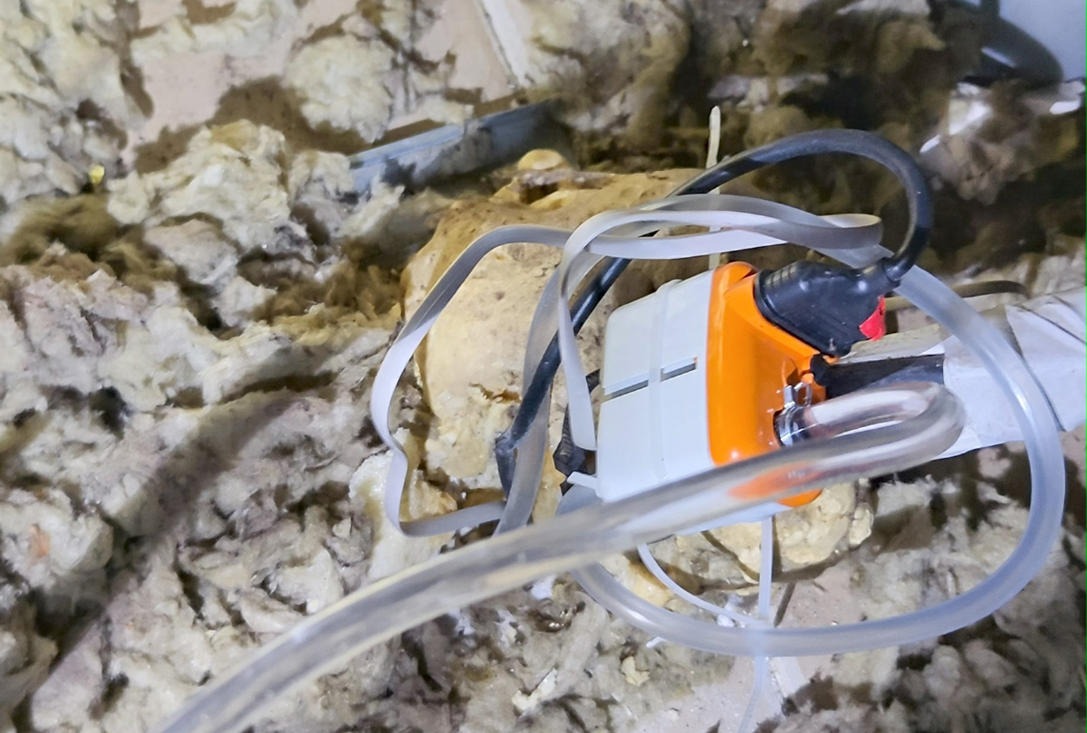 Dépannage d'un tri-splits DAIKIN à Bussy Saint Georges (77600) changement de deux pompe de relevage