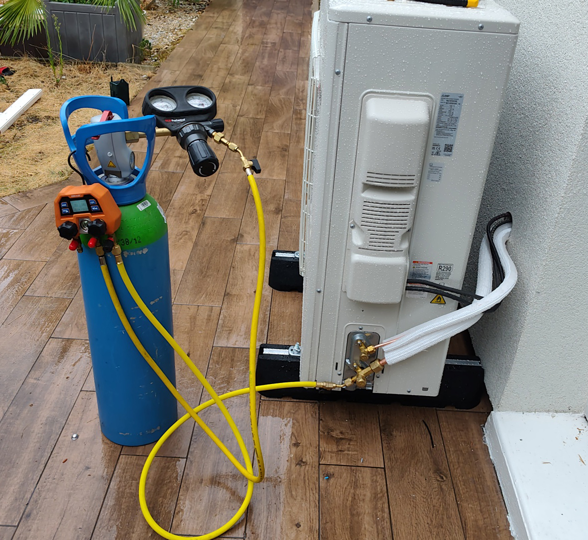 Installation monosplit Mitsubishi R290 à Saint Maur des Faussés 94100