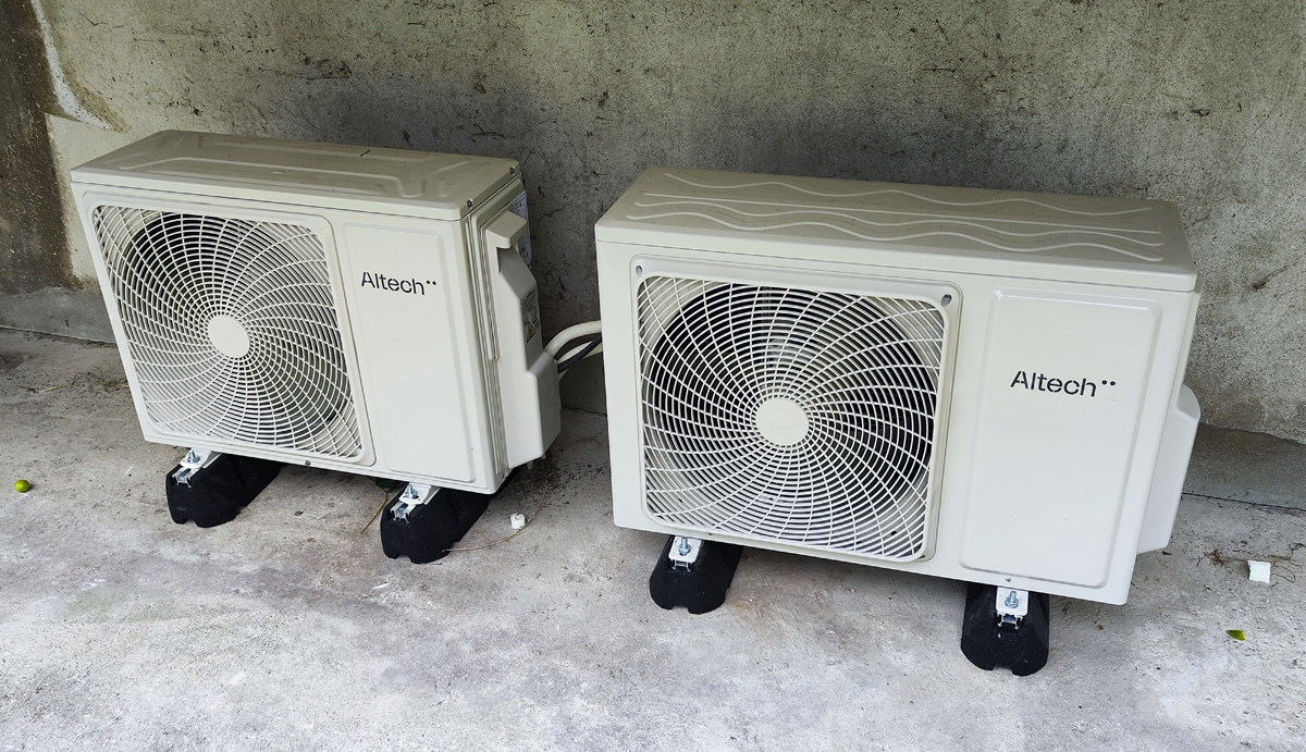 Mise en service 3 Trisplits 1 Bisplits et 1monosplit ALTECH à Montévrain
