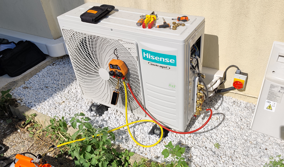 Mise en service Bi-splits HISENSE à Montigny-lès-Cormeilles 95370