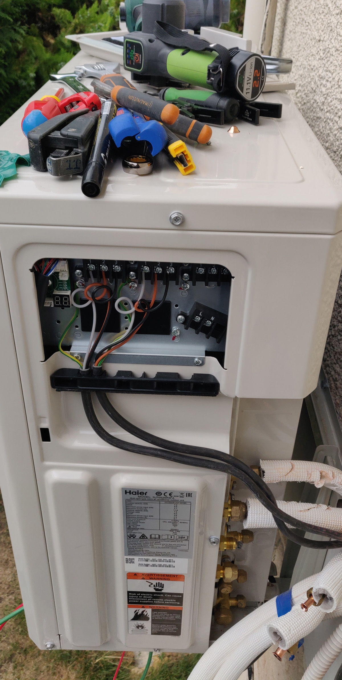 Mise en service Tri-splits HAIER à Gournay-sur-Marne 93460