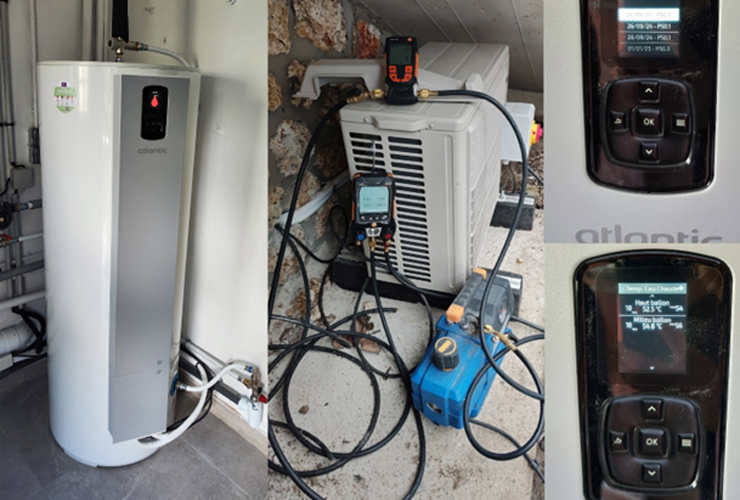 Installation d'un ballon thermodynamique