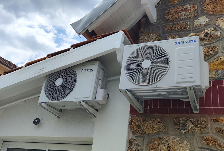 Installation d'une climatisation